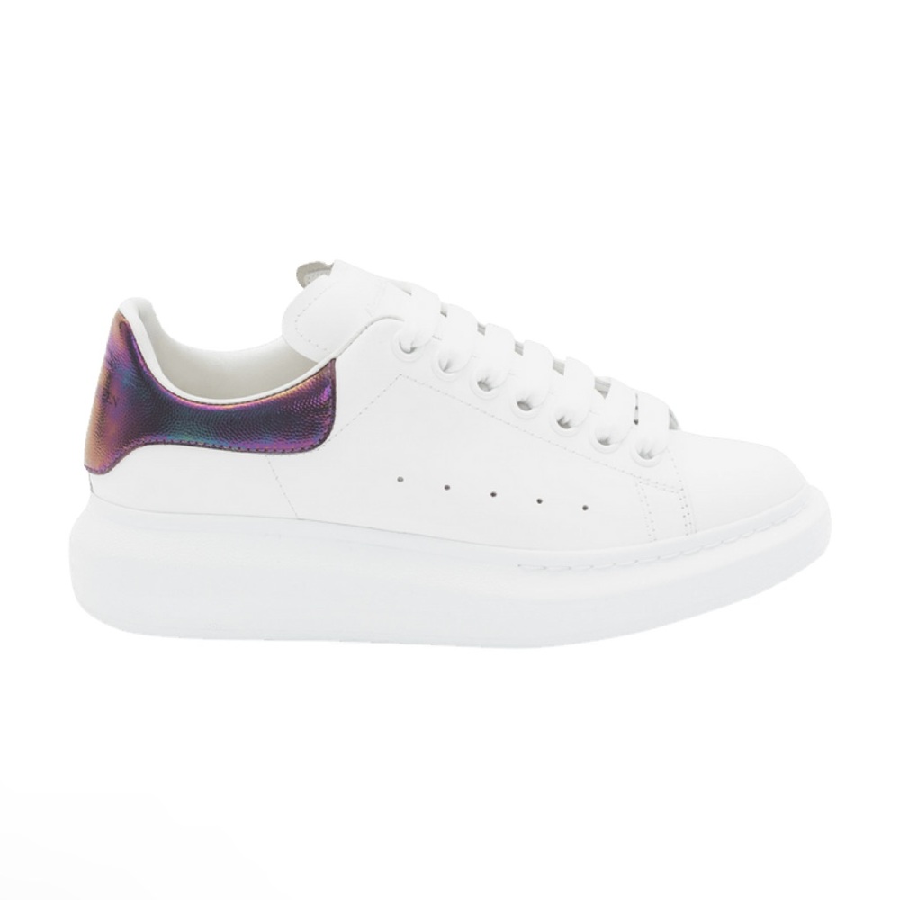 Alexander McQueen White Amethyst Oversized Sneaker Womens